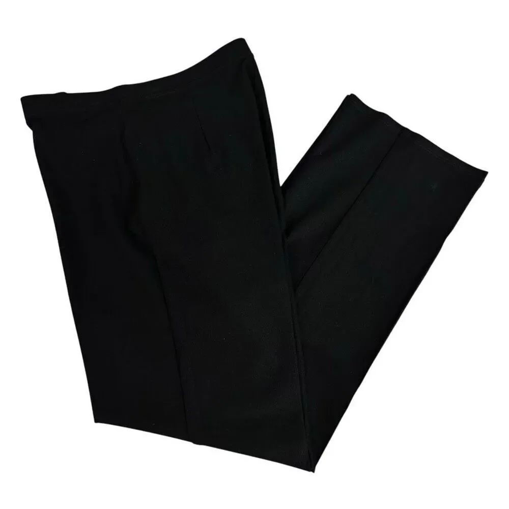 Eileen Fisher Small Petite Pull On Pants Black